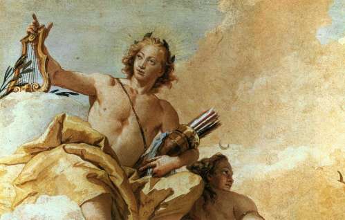 Apollo and Diana by Giovanni Battista Tiepolo (1696-1770), Villa Valmarana, Vicenza