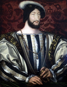 portrait of Francis I of France (1494-1547) c.1530 by Jean Clouet (1475-1540)